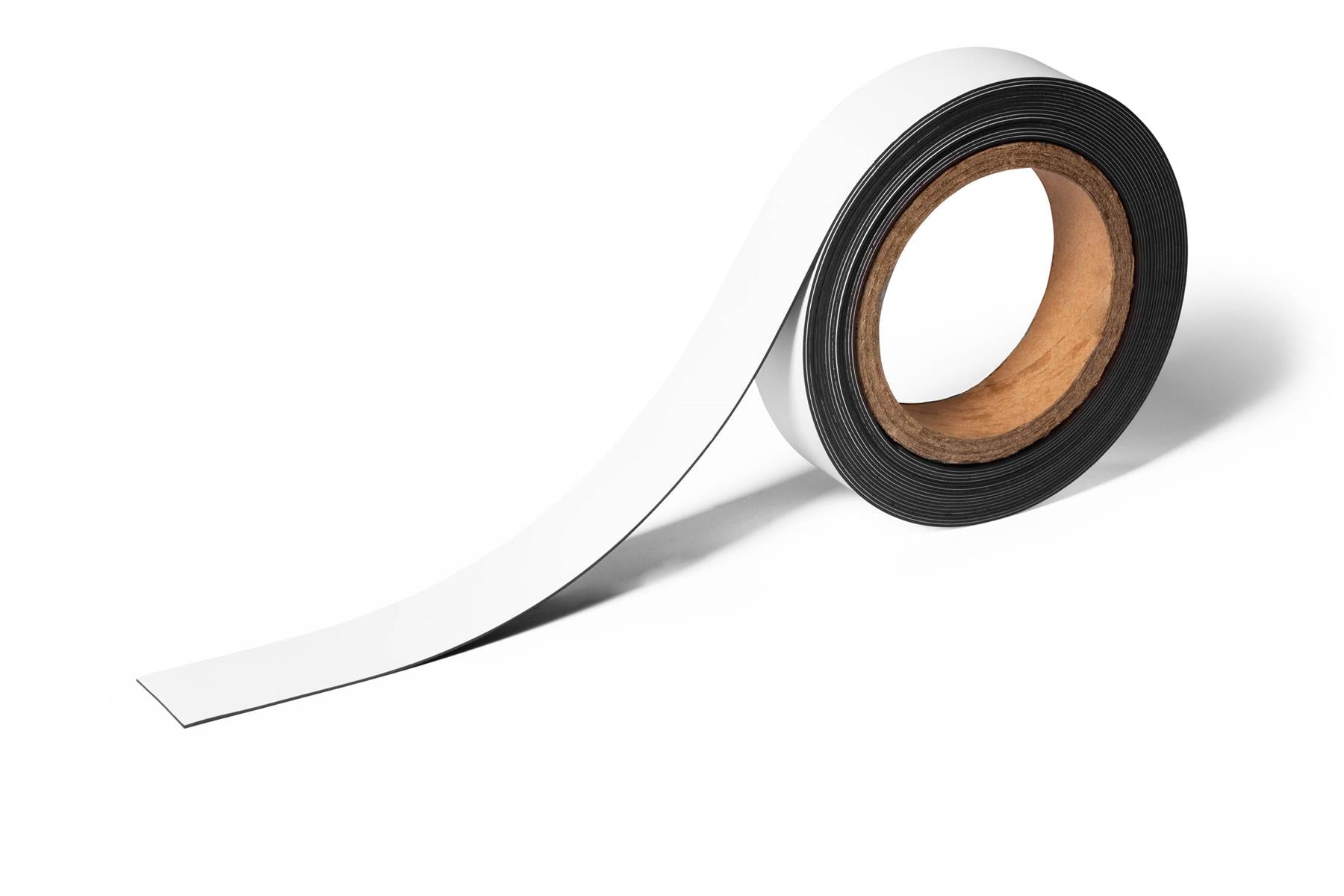 Durable Write On Magnetic Strips Labelling Tape for Markers | 30mm x 5m | White