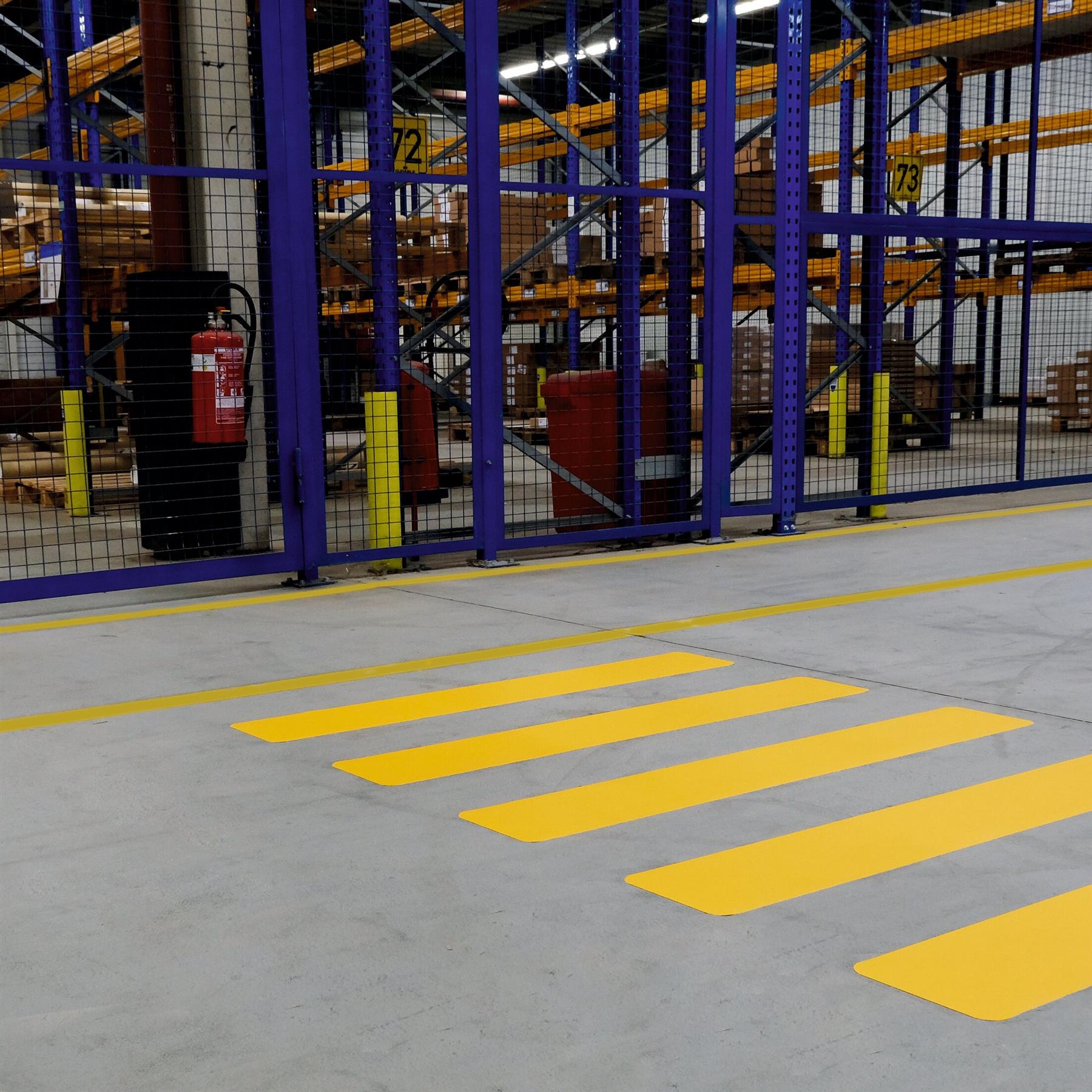 Durable Pedestrian Walkway | Self-Adhesive Slip-Resistant Safety Floor Marking