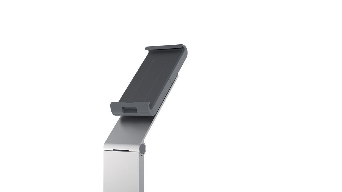 Durable Aluminium Tablet Holder iPad Floor Exhibition Stand | Rotates & Locks