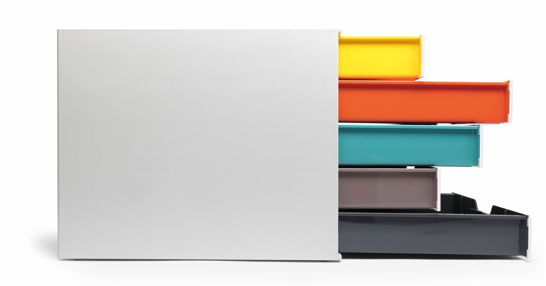 Durable VARICOLOR Desktop Organiser 5 Drawer Colour Coded Modular Storage | A4+
