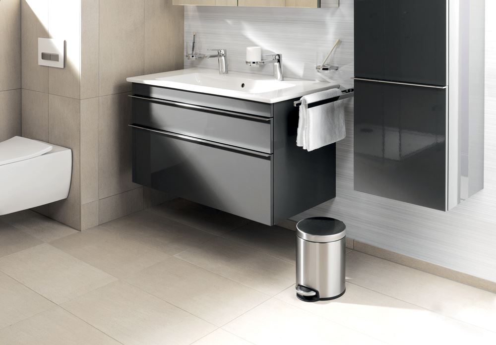 Durable Stainless Steel Pedal Bin 5L | Soft-Close Round Waste Bin | Silver