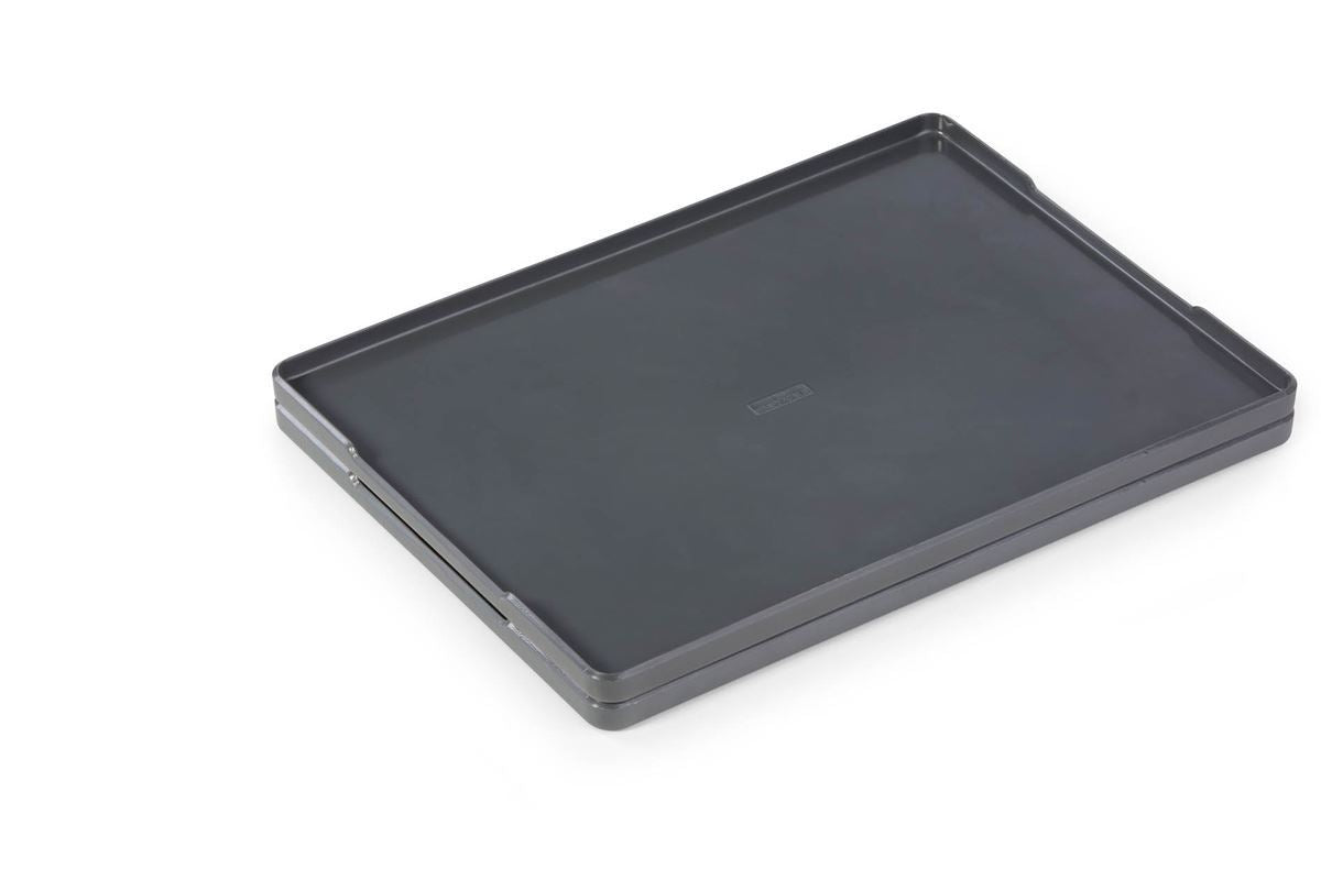 Durable COFFEE POINT Food-Safe Tea Serving Tray Compact for Draws | Grey