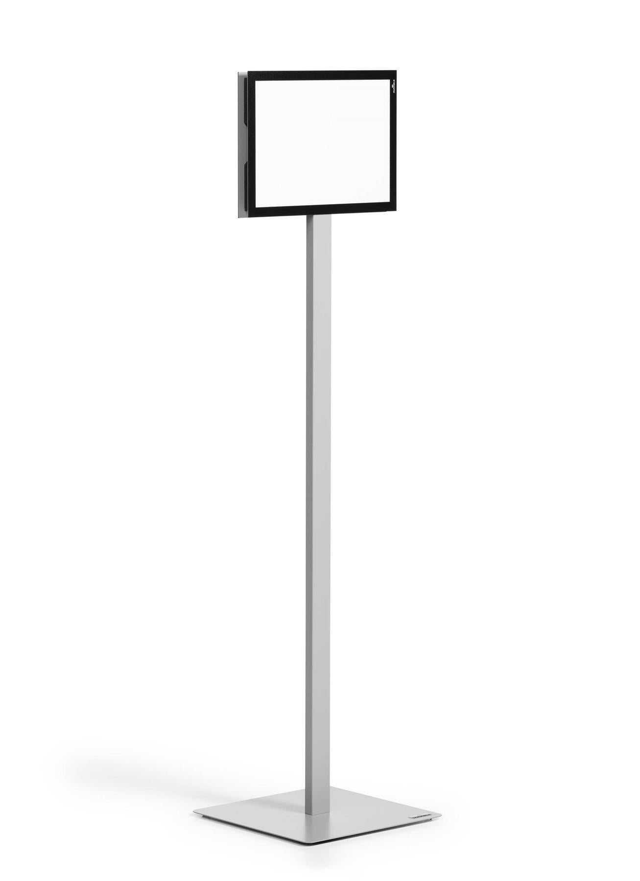 Durable INFO STAND BASIC Aluminium Display Panel Info Floor Sign A4 | 1.3m