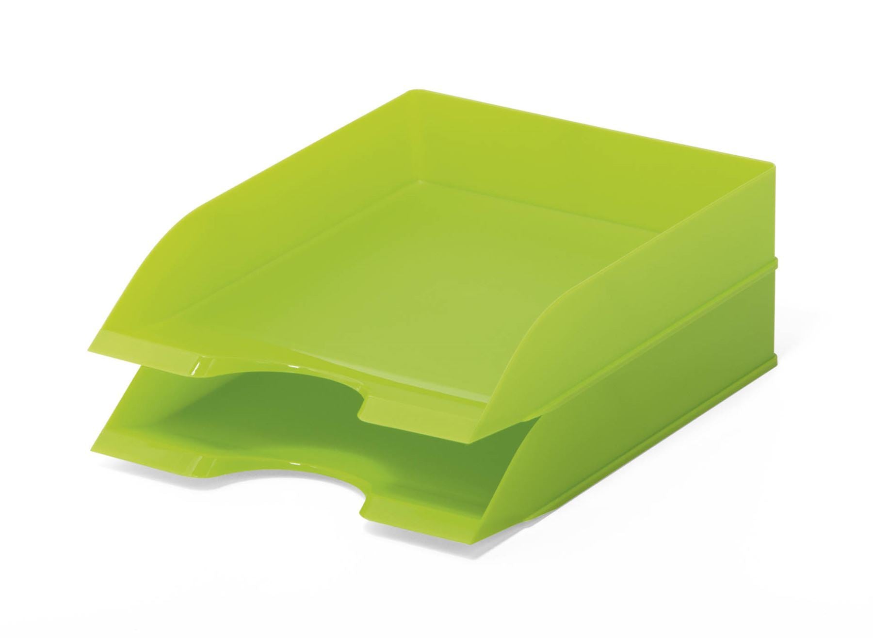 Durable Stackable Letter Tray Document Organiser Paper File | A4+ Green