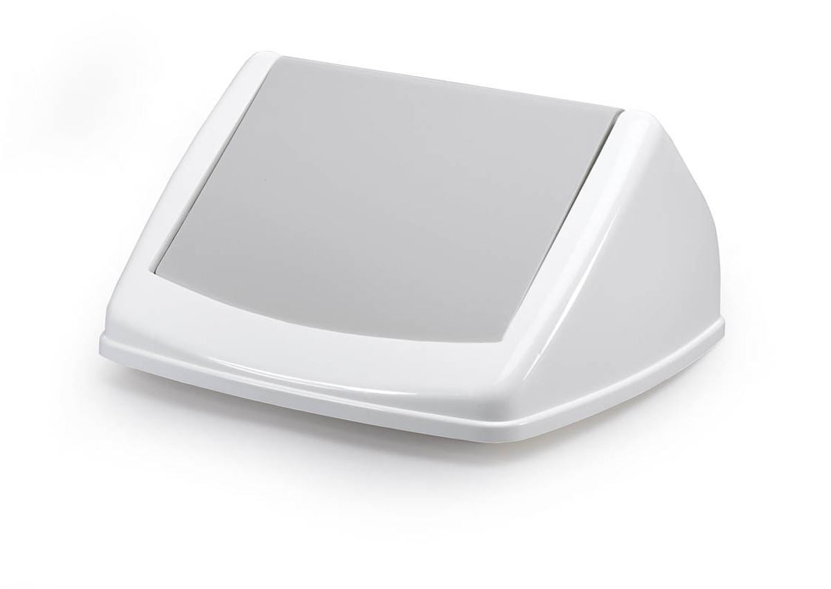 Durable 40L Square Flip Swing Lid Grey | Strong Recycling Bin Lid | DURABIN