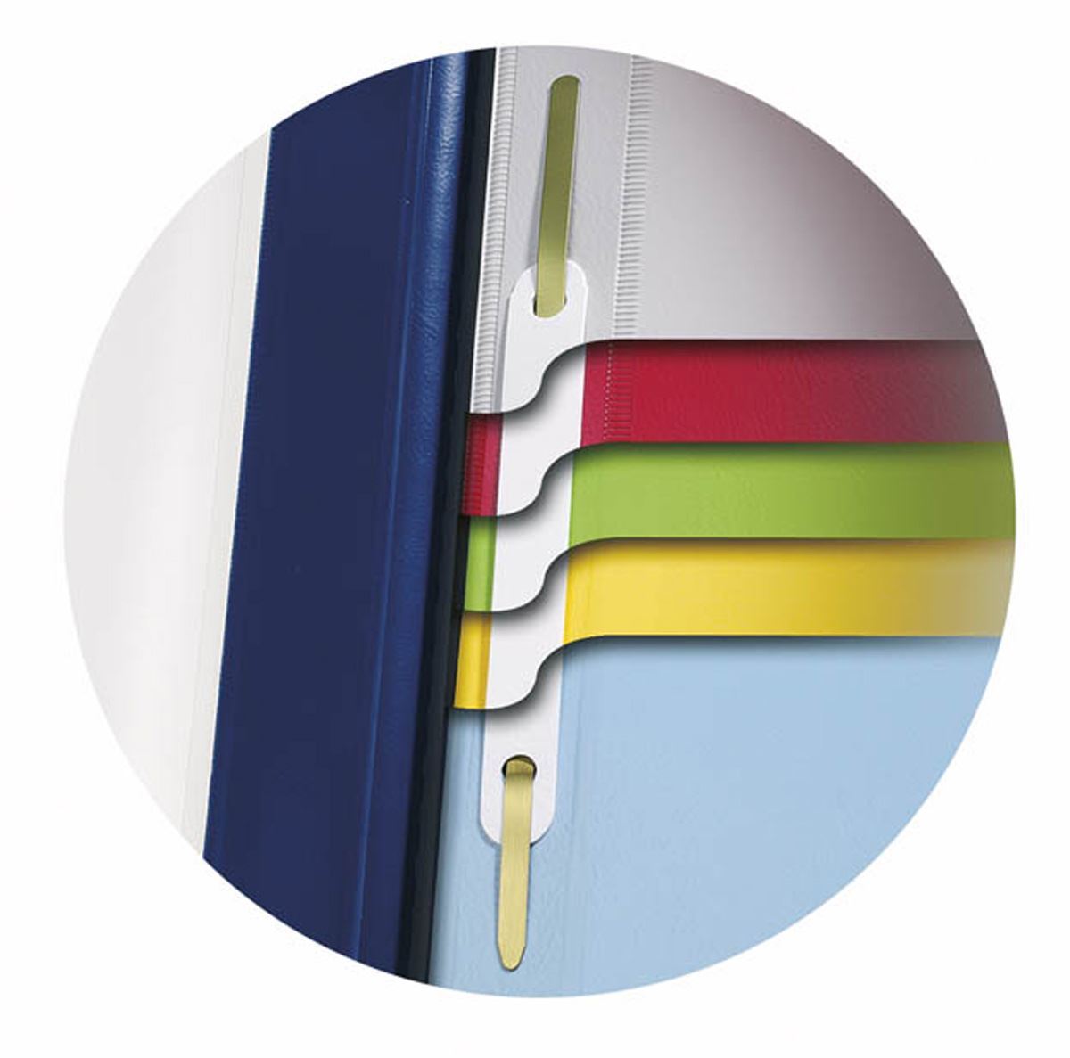 Durable DIVISOFLEX 5 Part Organiser File Folder with Index Tabs | A4 | Blue