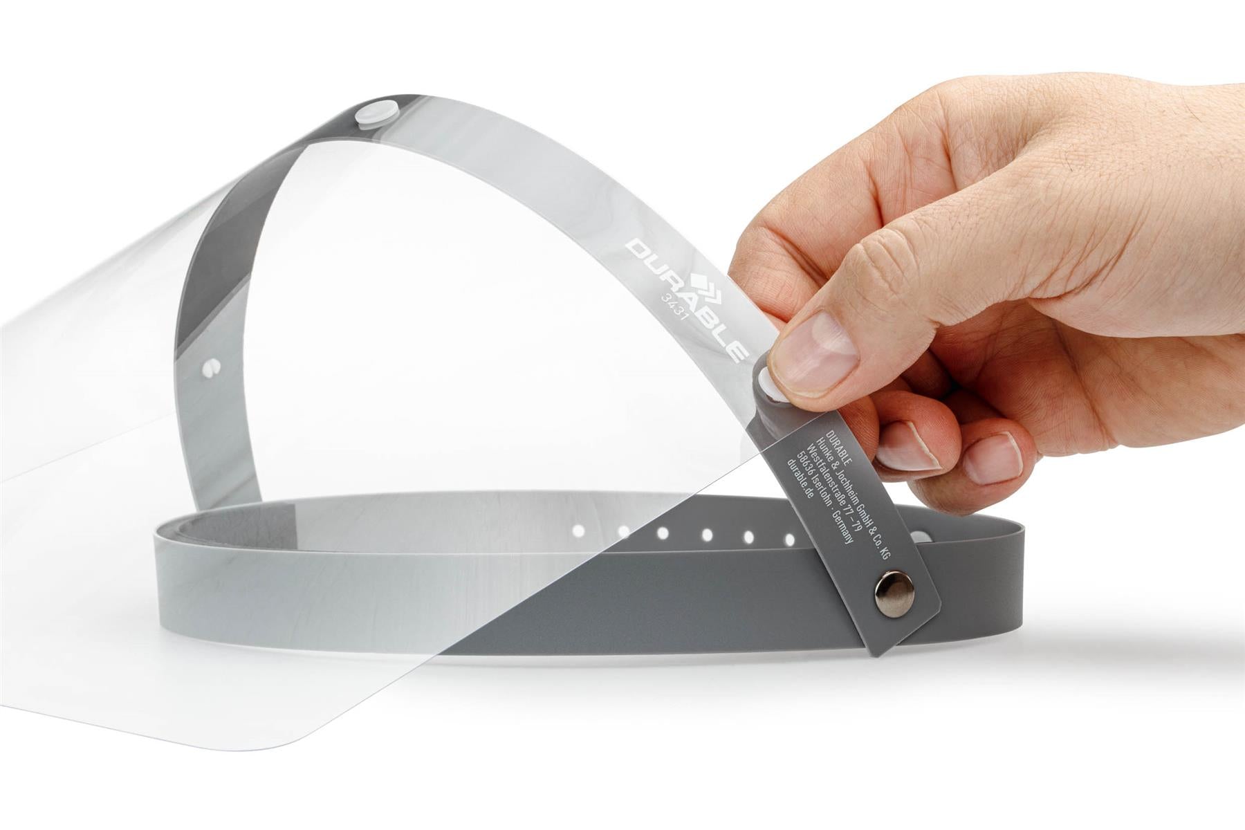 Durable CE Compliant Fully Adjustable Face Visor | Anti-Fog Flip Up Shield