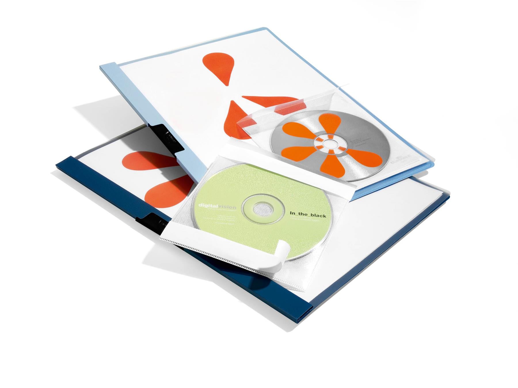 Durable Self Adhesive CD/DVD Pocket Sleeve | 10 Pack | Clear