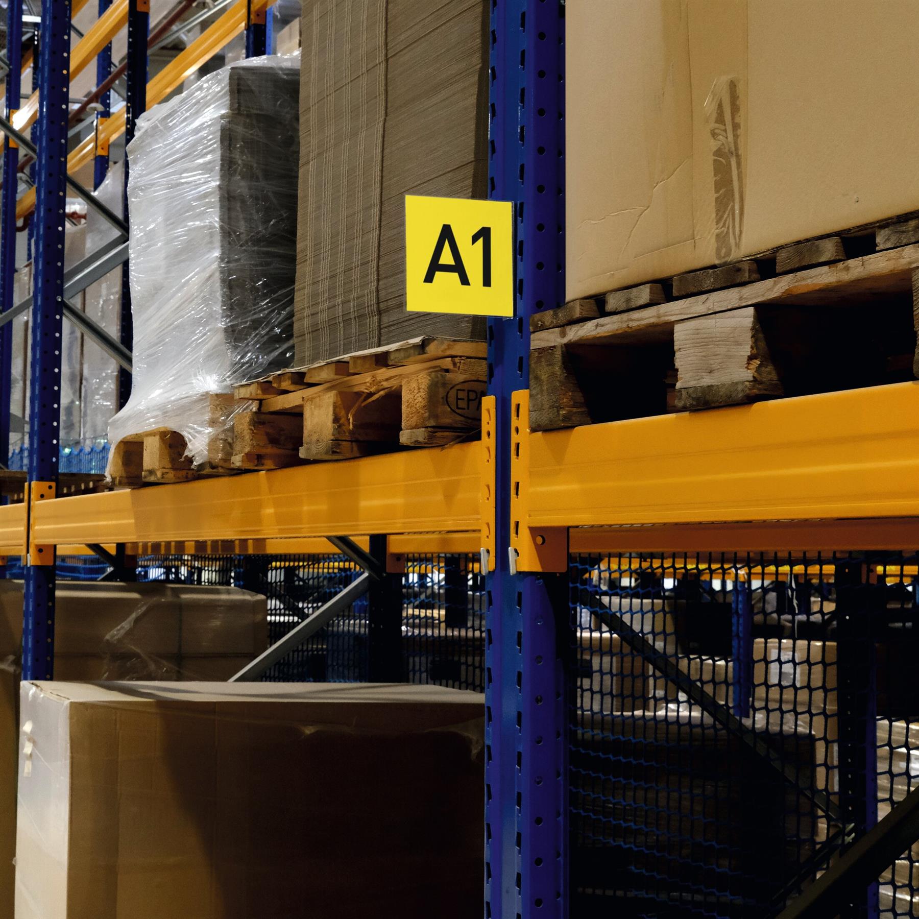 Durable Magnetic Aisle Sign 149mm | Warehouse Signage | 10 Pack