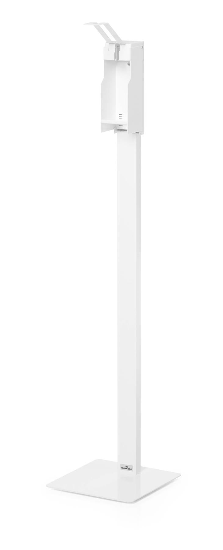 Durable Hand Sanitiser Disinfectant Dispenser Floor Stand | White