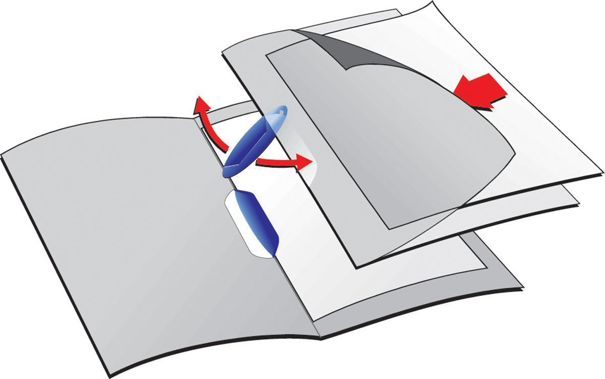 Durable SWINGCLIP 30 Document Swing Clip File Folder | 25 Pack | A4 Yellow