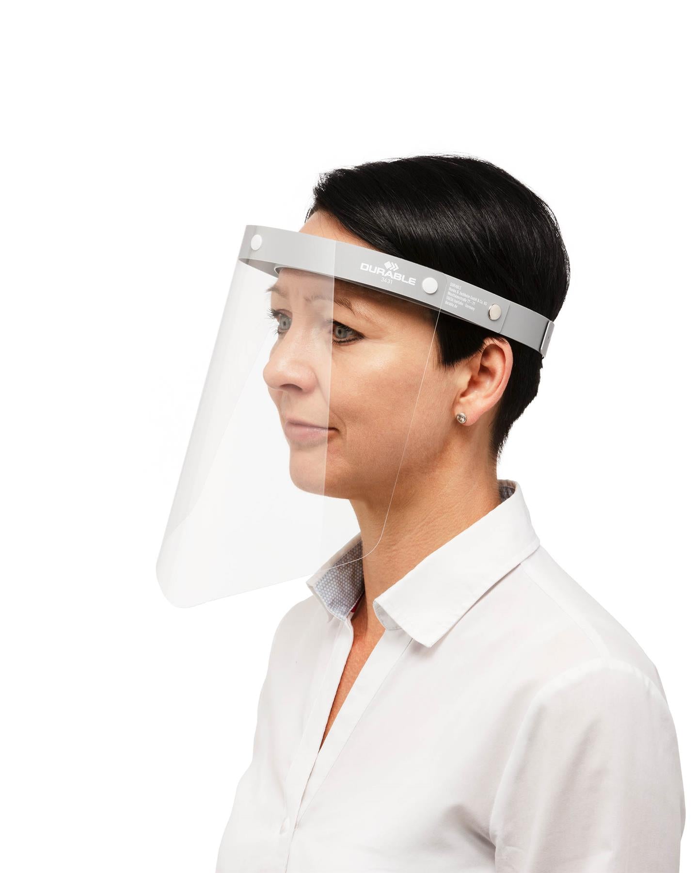 Durable CE Compliant Fully Adjustable Face Visor | Anti-Fog Flip Up Shield