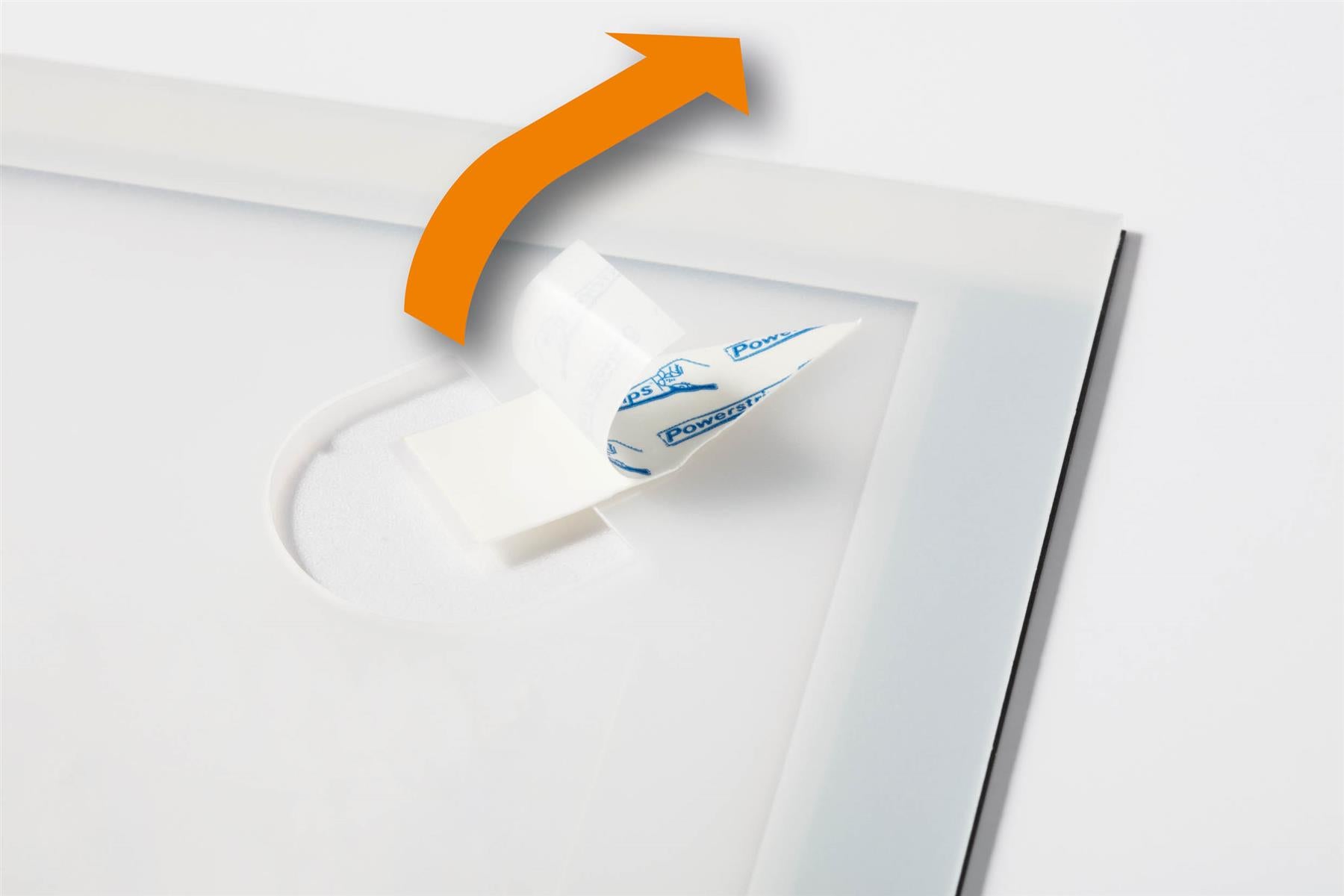 Durable DURAFRAME Wallpaper Self Adhesive Magnetic Signage Frame | A4 Silver