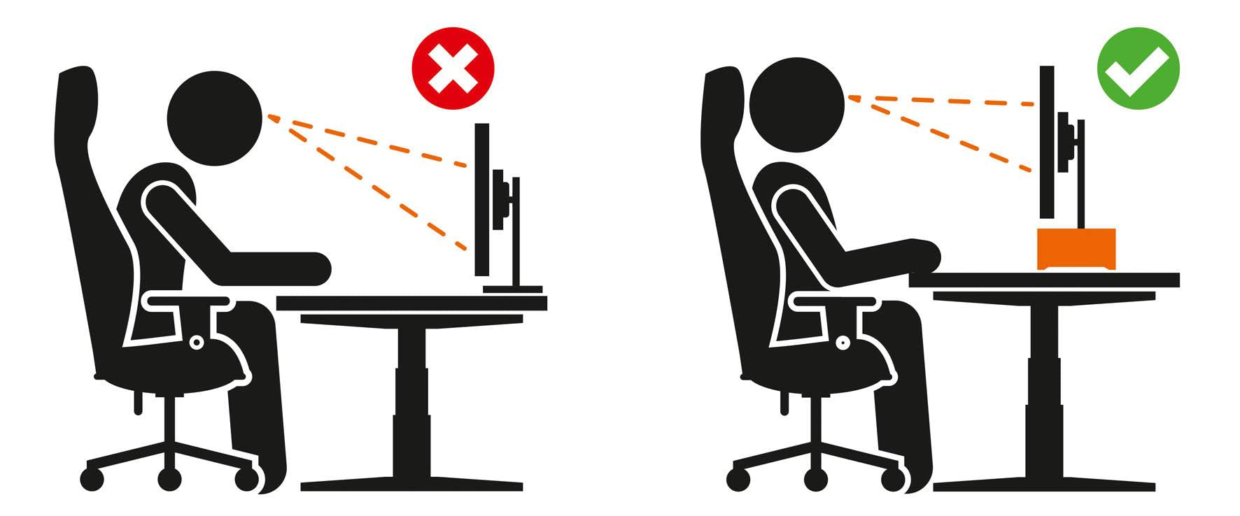 Durable Premium Felt Monitor Riser Laptop Stand | Height-Adjustable Shelf | Teal