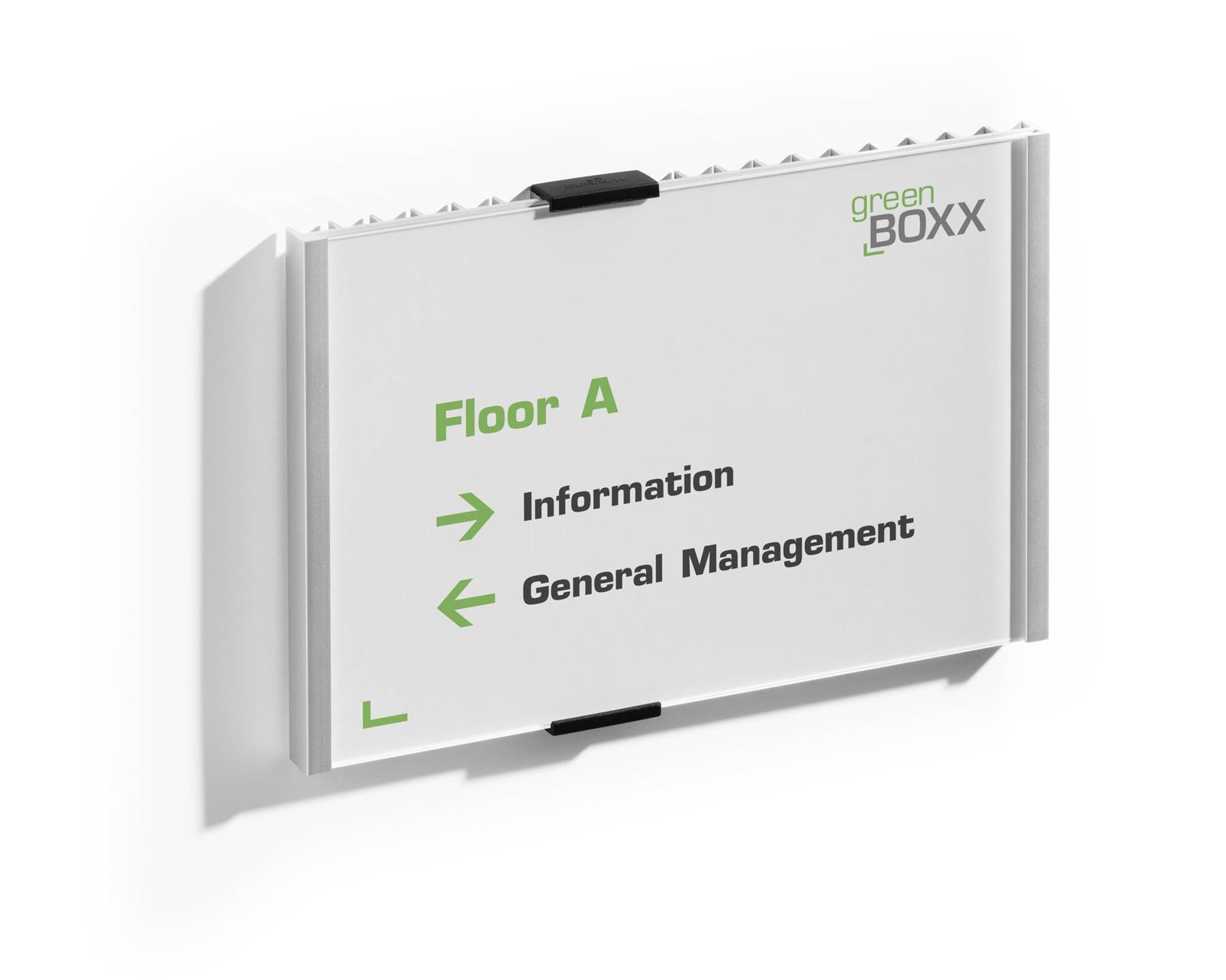 Durable Anodised Aluminium Door Sign Holder Wall Mounted Frame | A5