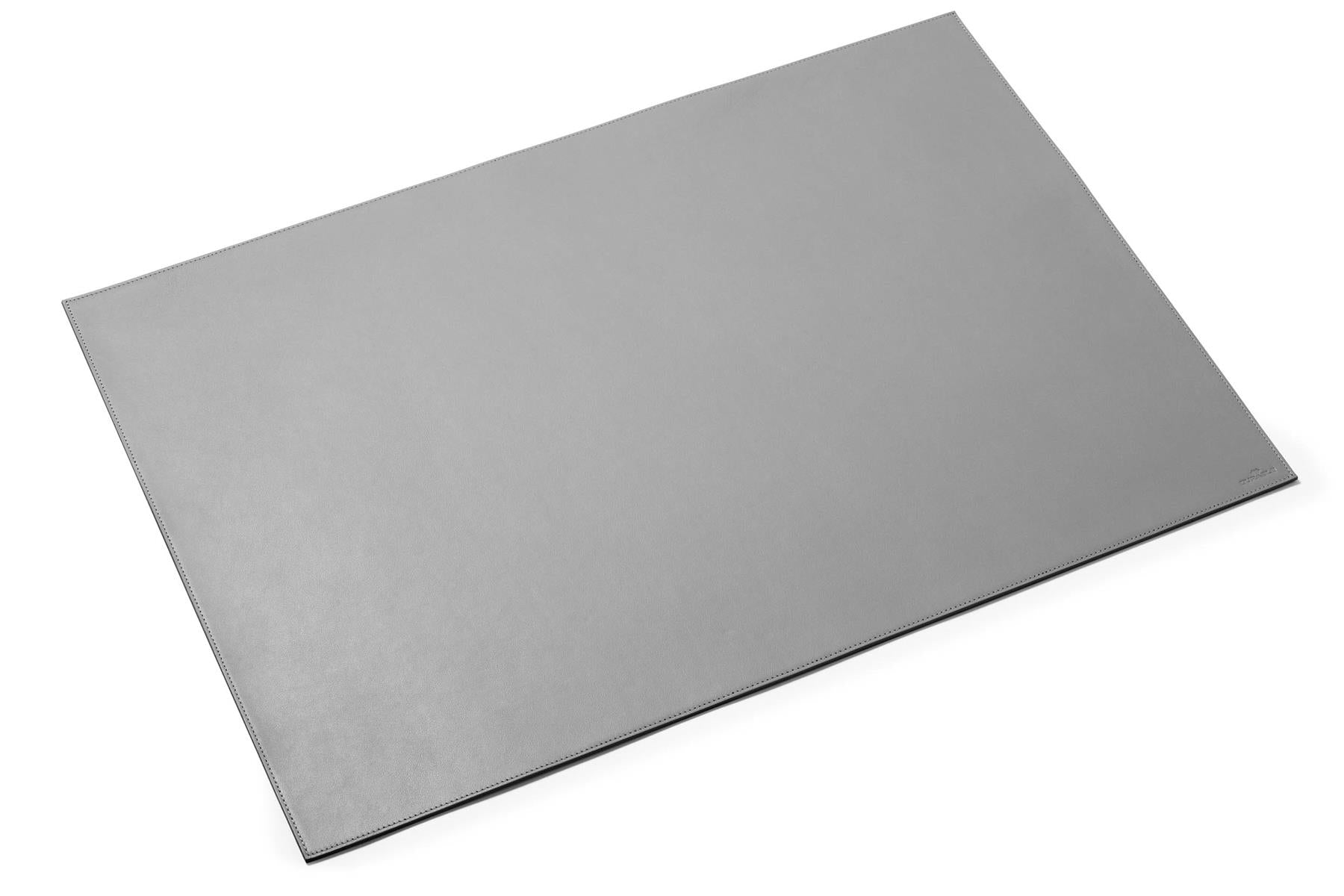 Durable Genuine Leather Non-Slip Desk Mat PC Keyboard Pad | 65x45 cm | Grey
