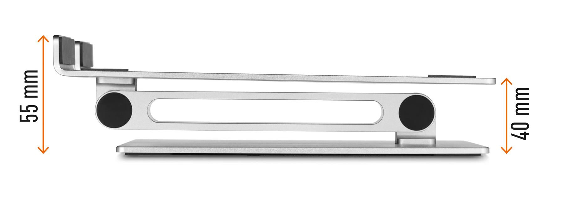 Durable Premium Aluminium Laptop Stand Rise | Contemporary Desktop Stand