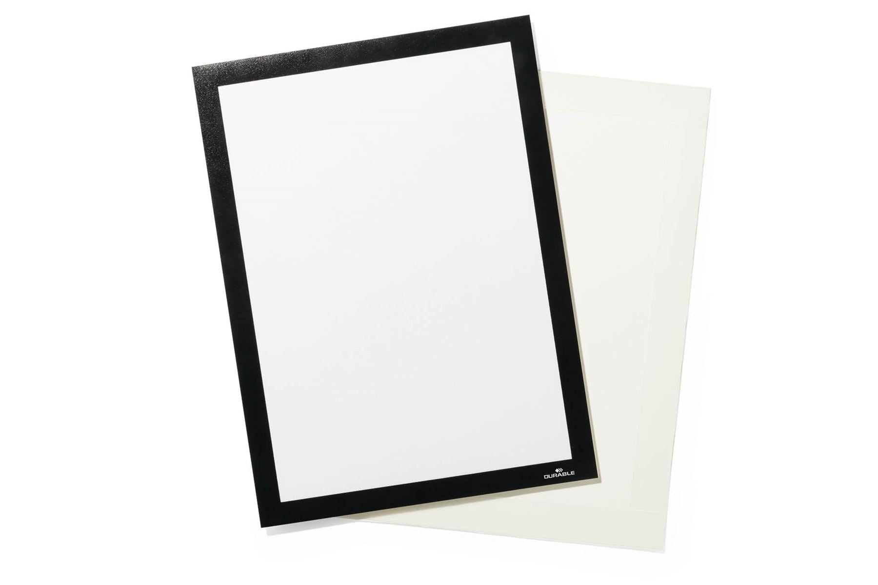 Durable DURAFRAME GRIP Fabric Adhesive Magnetic Signage Frame | A4 | Black
