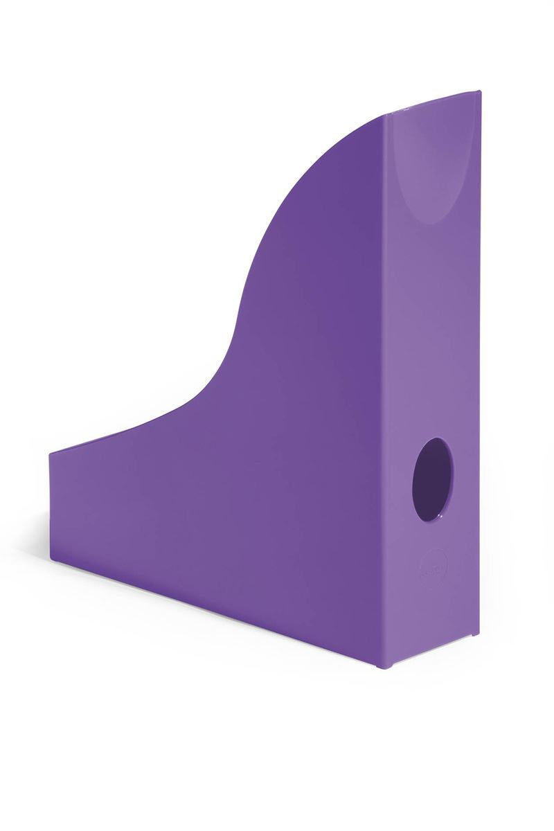 Durable Magazine Rack Document Holder Desk File Organiser | A4 Purple