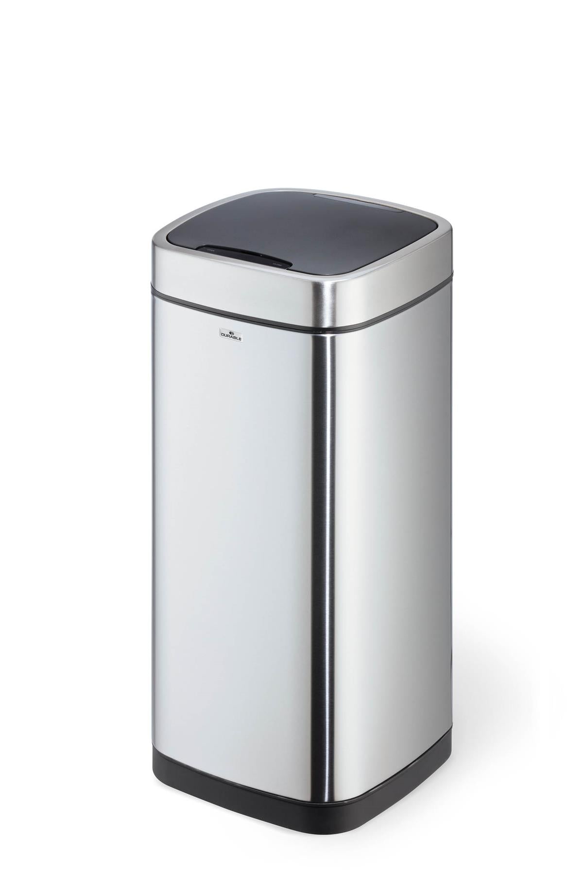 Durable Motion Sensor Bin | Smart Automatic Steel Kitchen Waste Bin | 35L Silver