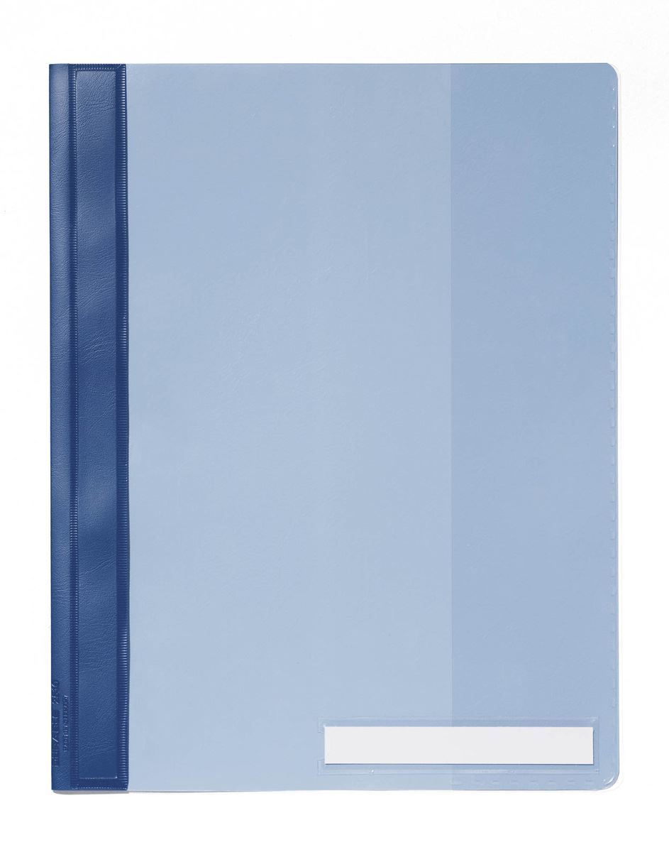 Durable Clear View Presentation Project Folder Report File | 25 Pack | A4+ Blue