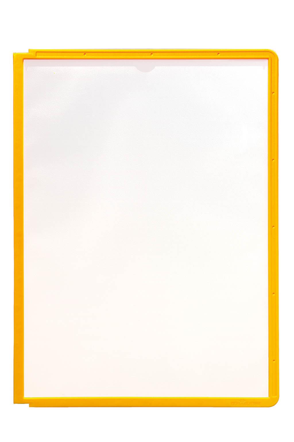 Durable SHERPA Replacement Display Panels | 5 Pack | A4 Yellow