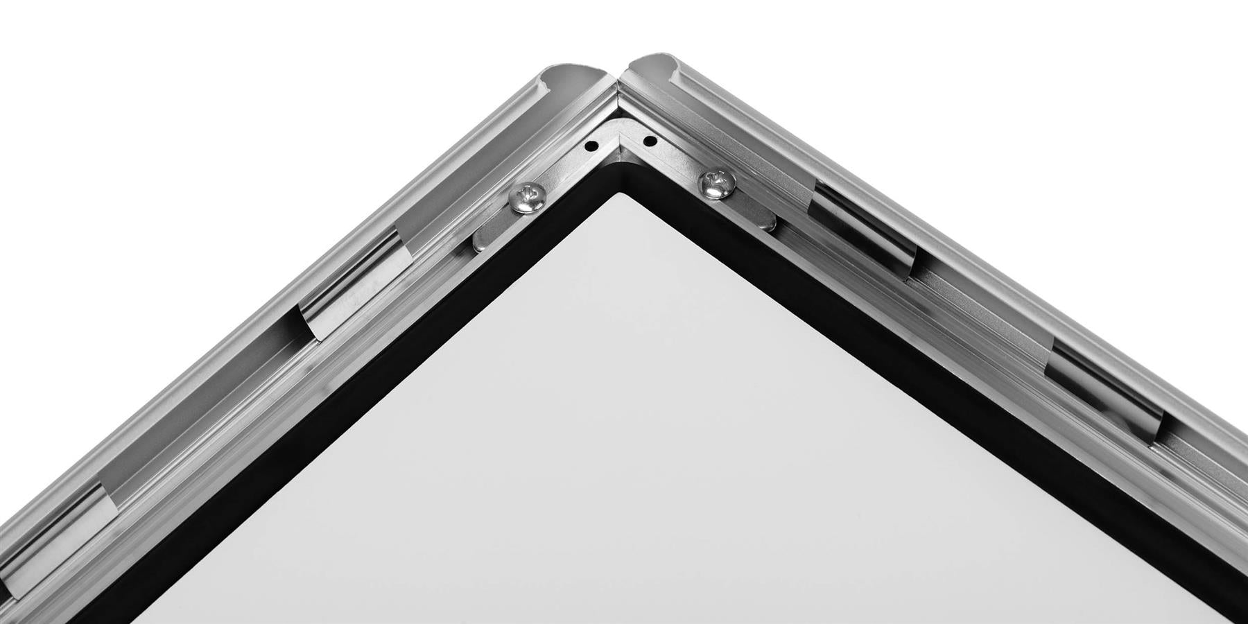 Durable Outdoor Snap Frame Weatherproof Poster Holder Notice Board | A3 Silver