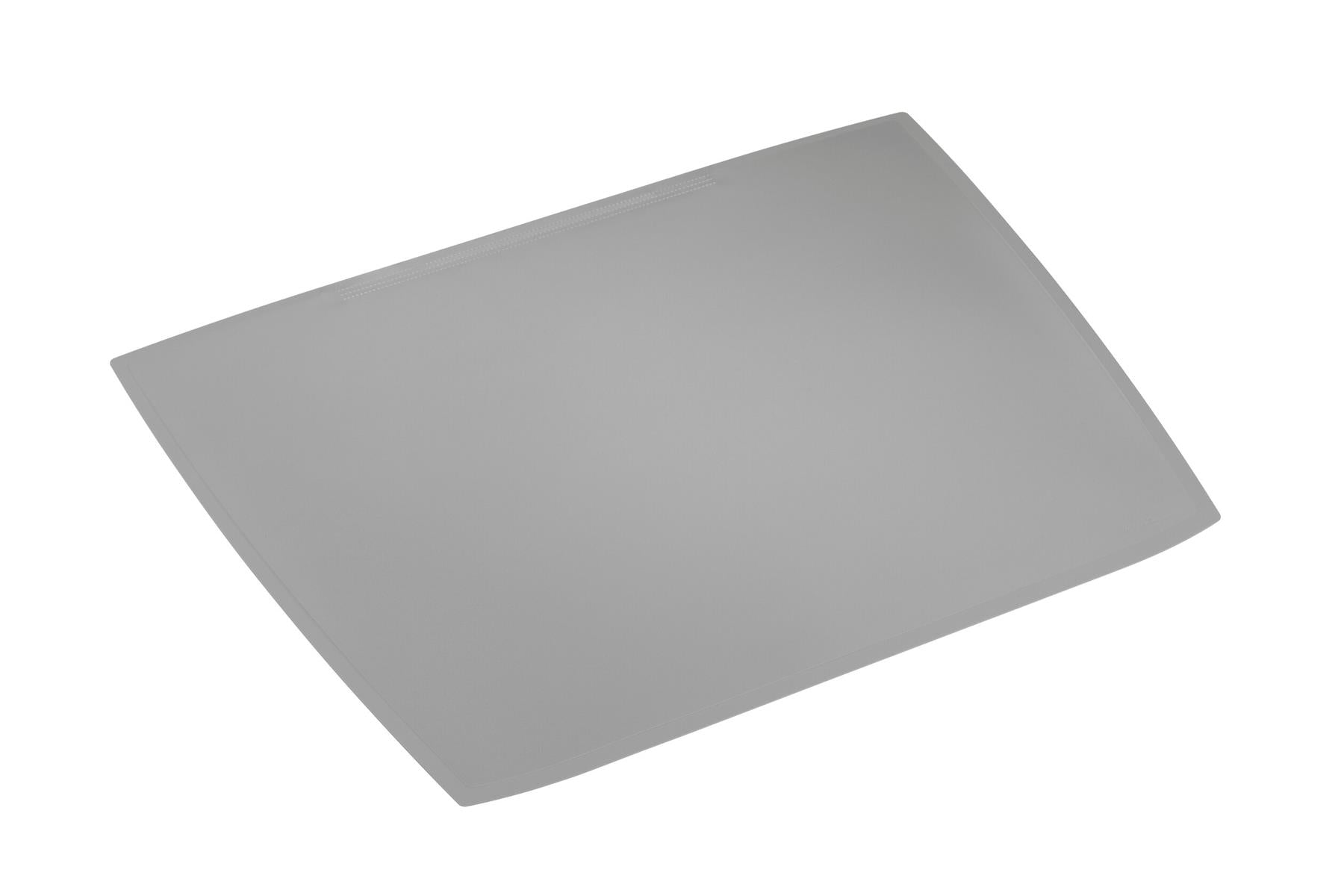 Durable ARTWORK Overlay Desk Mat | Non-Slip with Clear Anti-Glare Cover | Grey