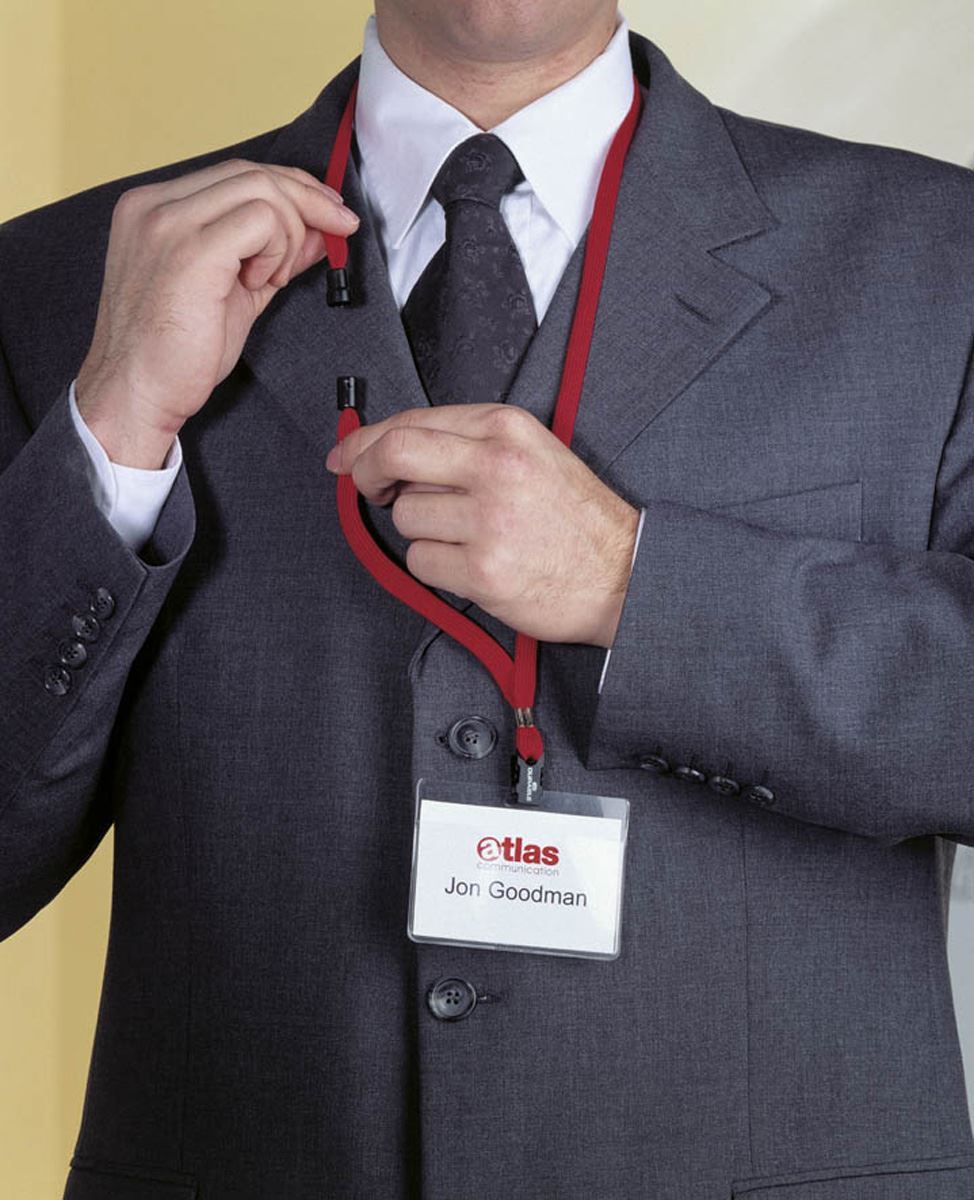 Durable Soft Neck Lanyards with Clip and Safety Release | 10 Pack | Red