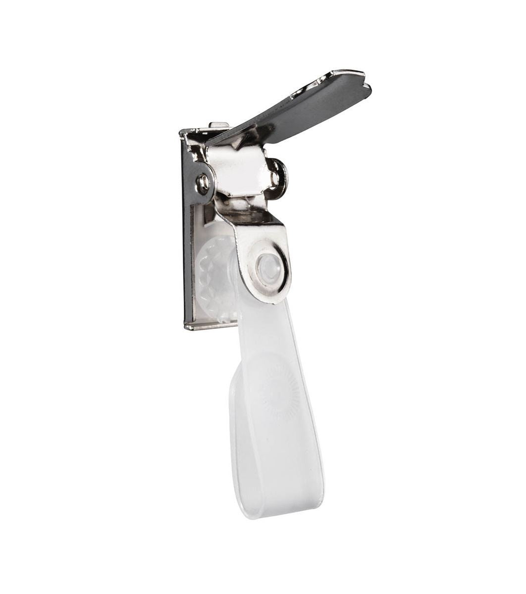 Durable DUO 2 Card Security Pass ID Badge Holders with Clip | 25 Pack | Blue