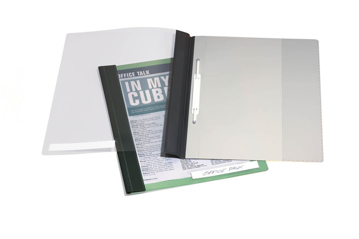 Durable Clear View Presentation Project Folder Report File | 25 Pack | A4+ Blue