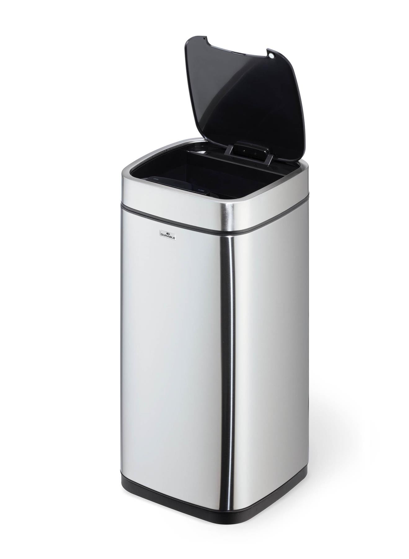 Durable Motion Sensor Bin | Smart Automatic Steel Kitchen Waste Bin | 21L Silver
