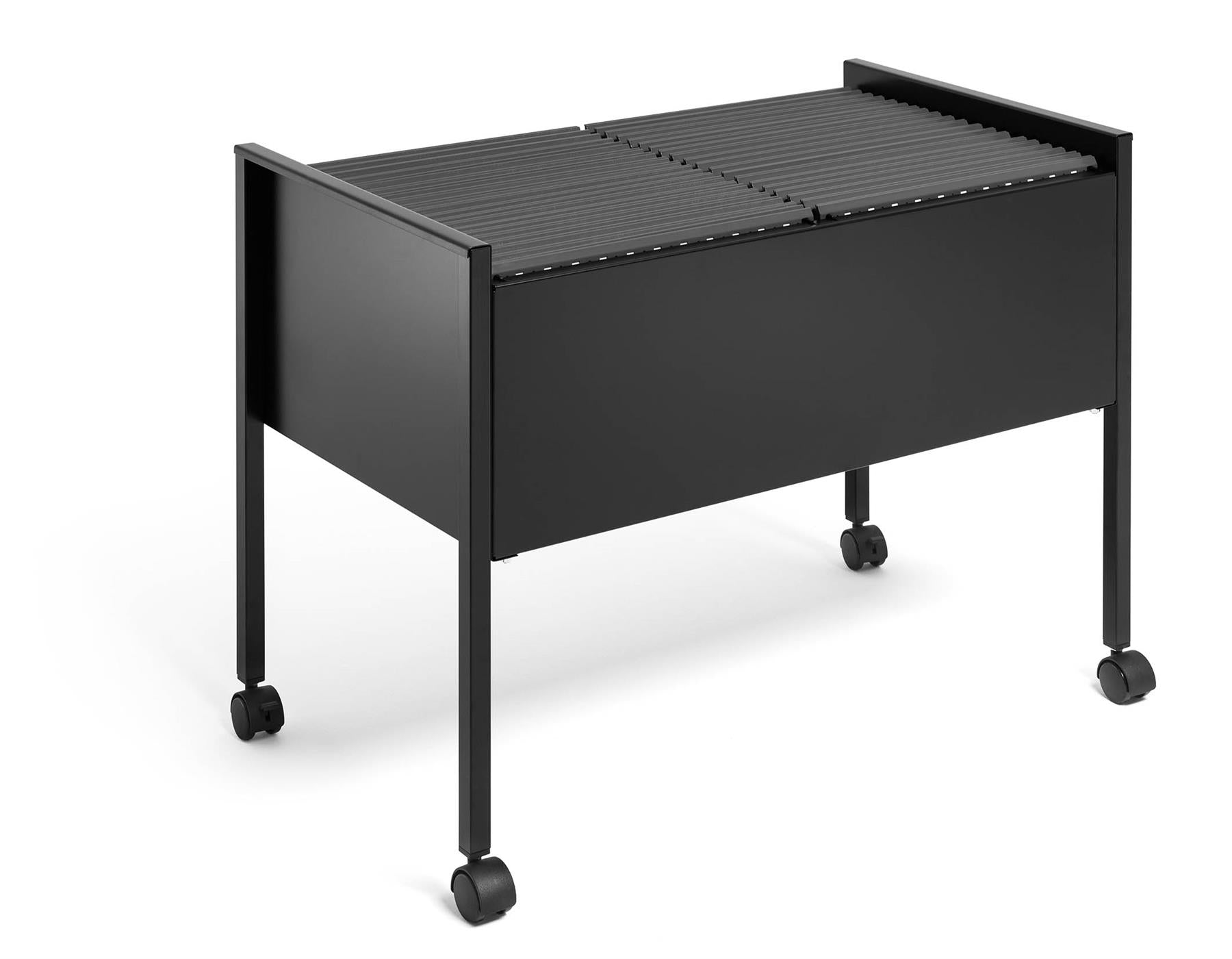 Durable ECO Universal Duo Suspension File Trolley | for 100 A4 Folders | Black