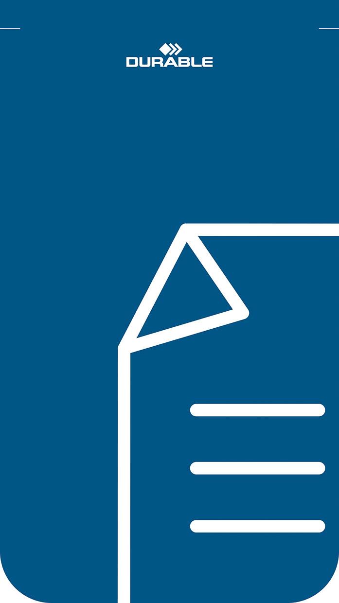 Durable 55L Paper Waste Bin | Sheet Steel Recycling Separation Bin | DURASORT®