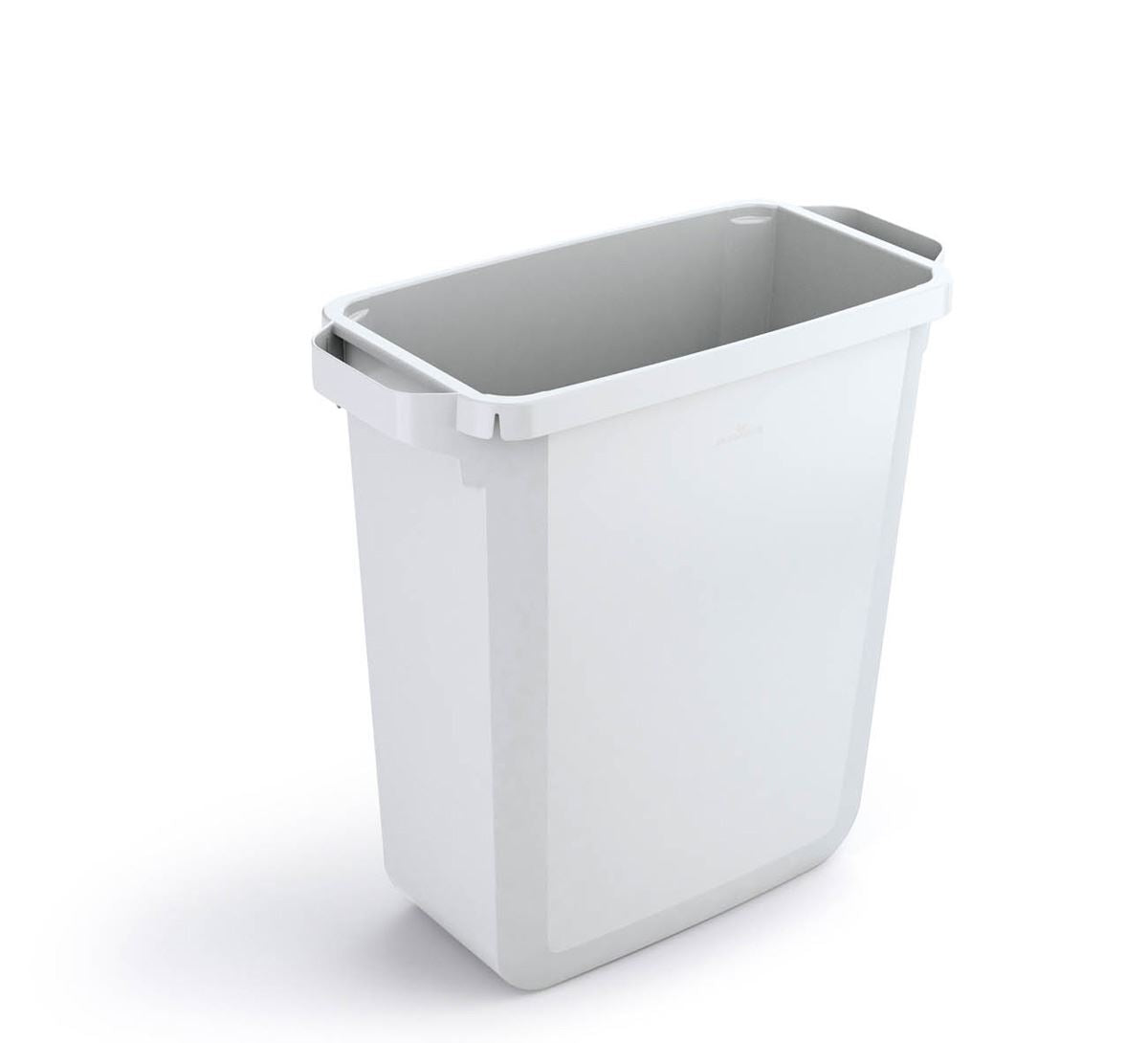 Durable DURABIN 60L Rectangular | Food Safe Waste Recycling Bin | White