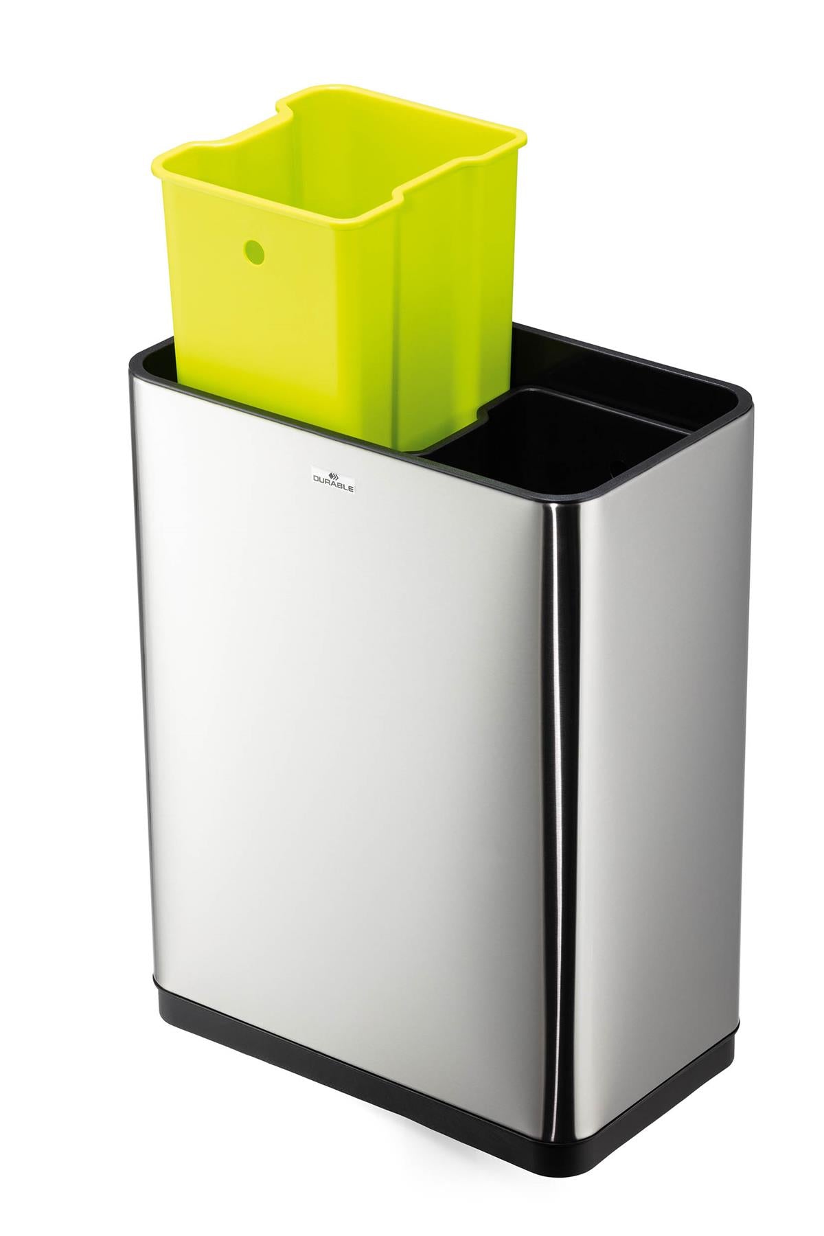 Durable DUO Motion Sensor Bin | Smart Automatic Steel Kitchen Waste Bin | 2x20L
