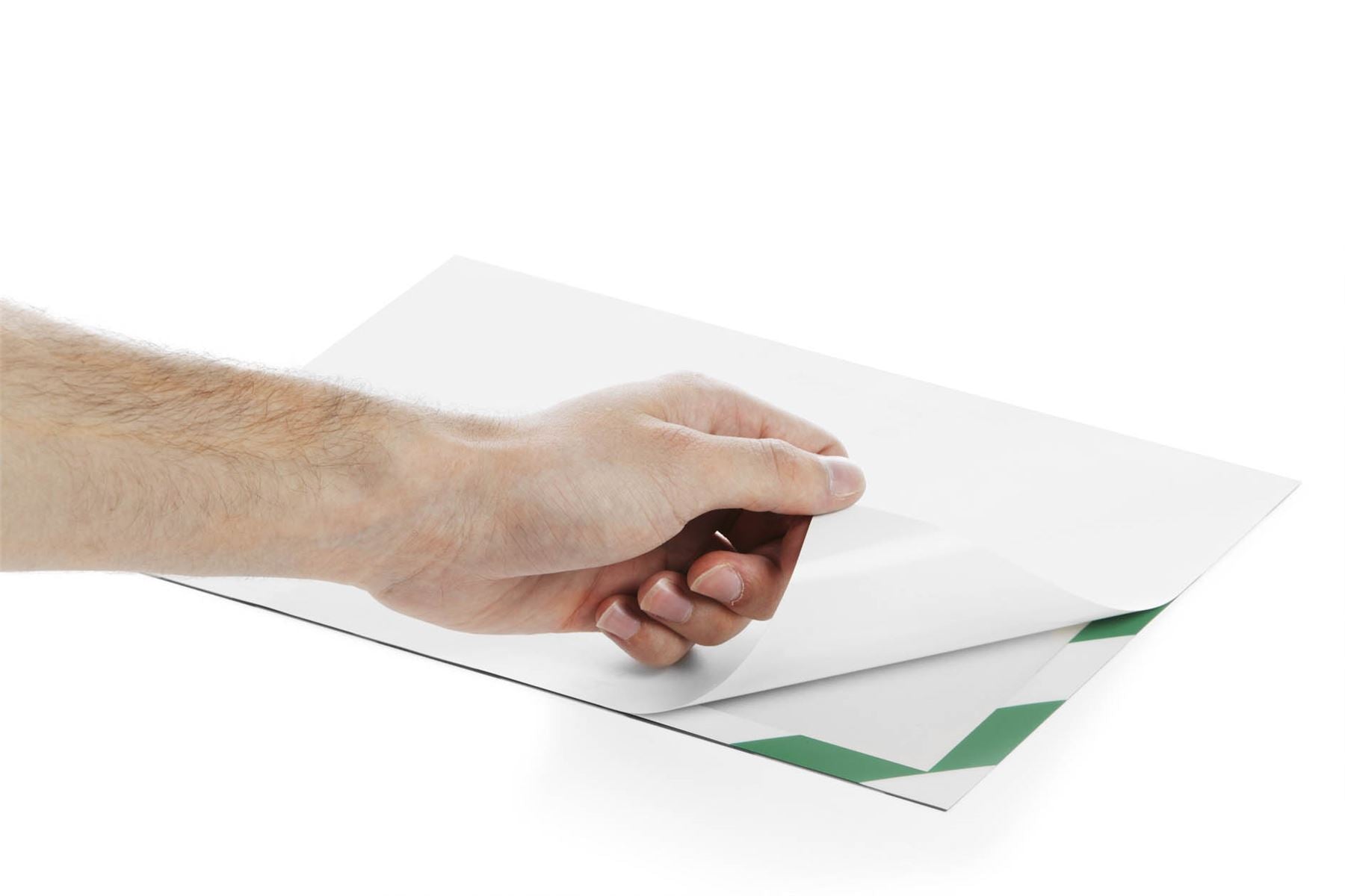 Durable DURAFRAME Adhesive Magnetic Hazard Frame | 2 Pack | A4 Green & White
