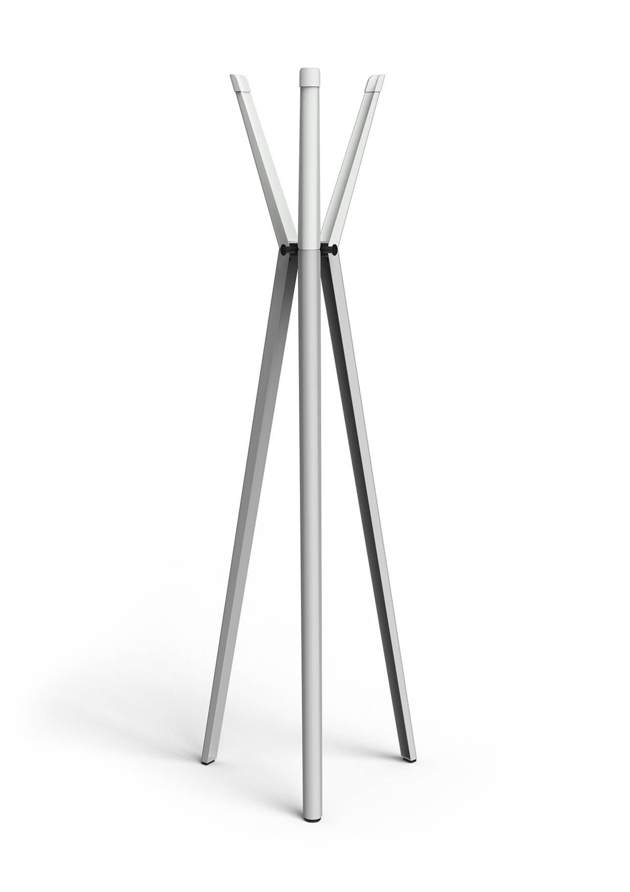 Durable DURASTORE Aluminium Coat Stand Freestanding 6 Hooks Clothes Rack | Grey