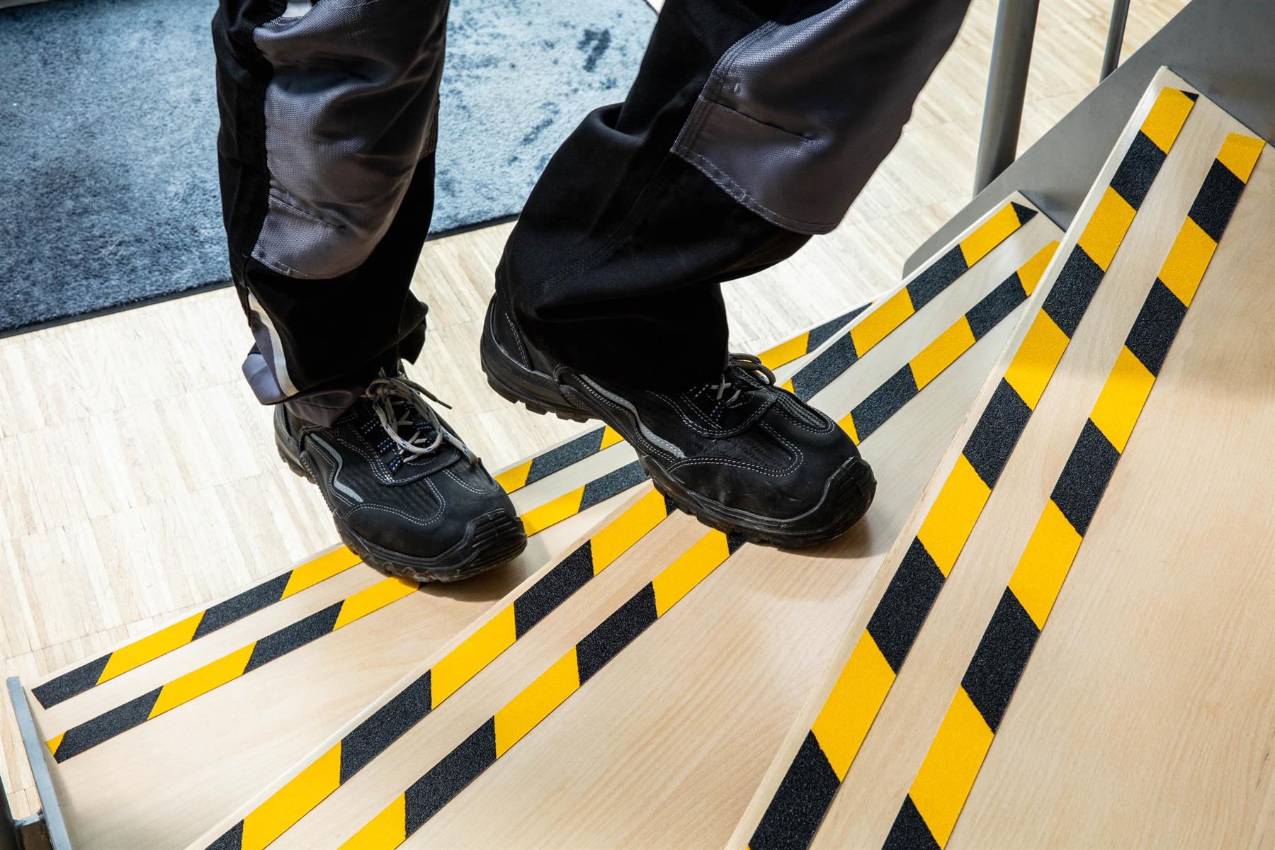 Durable DURALINE GRIP Strong Anti Slip Hazard Warning Floor Tape | 25mm x 15m