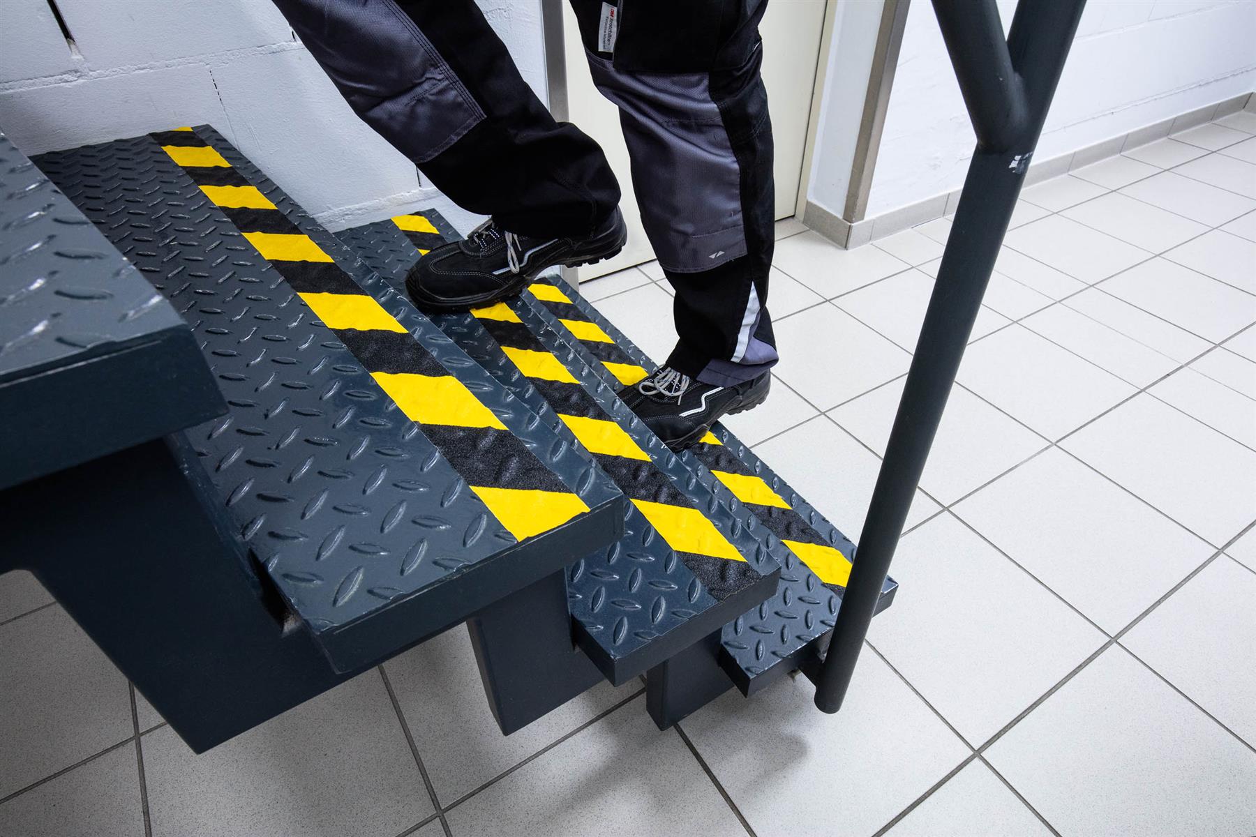 Durable DURALINE GRIP+ Strong Anti Slip Hazard Warning Floor Tape | 50mm x 15m