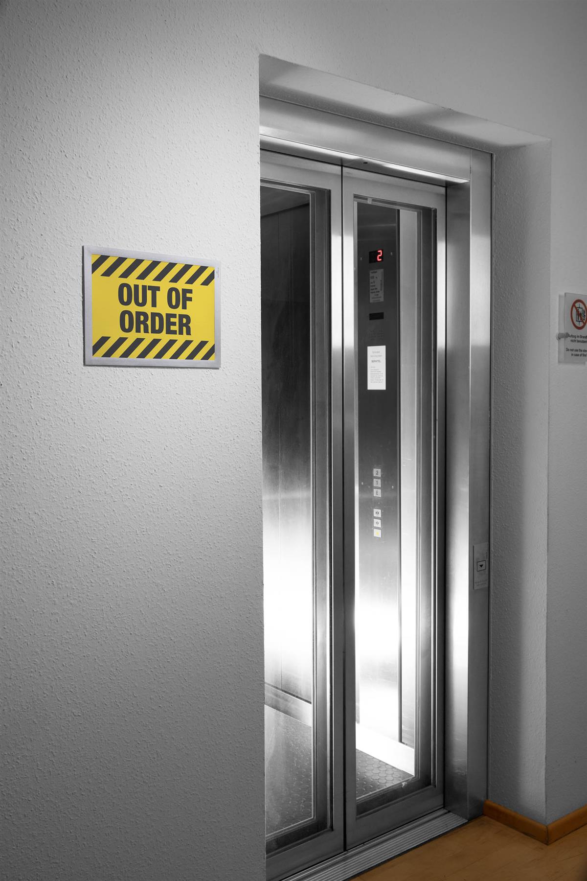 Durable DURAFRAME Wallpaper Self Adhesive Magnetic Signage Frame | A4 Silver