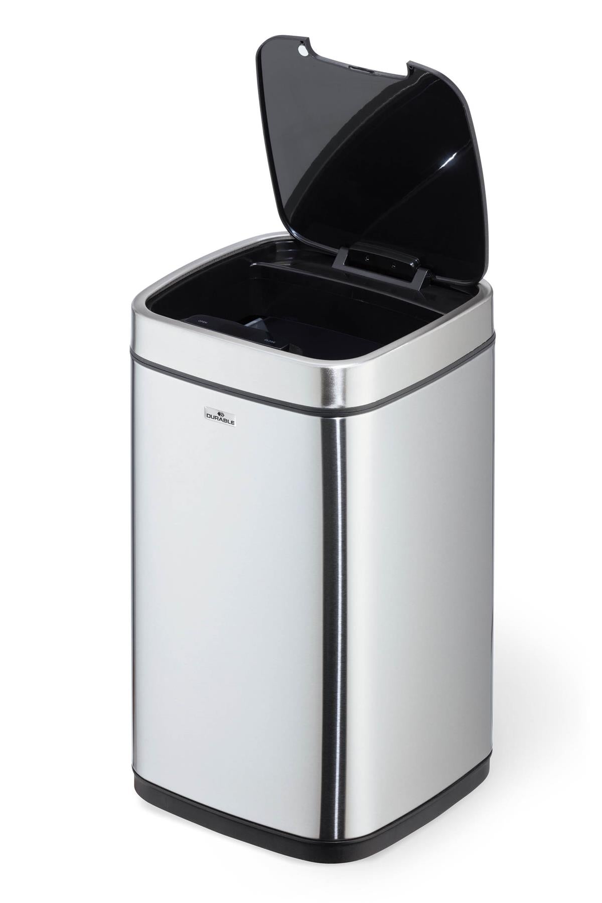 Durable Motion Sensor Bin | Smart Automatic Steel Kitchen Waste Bin | 12L Silver