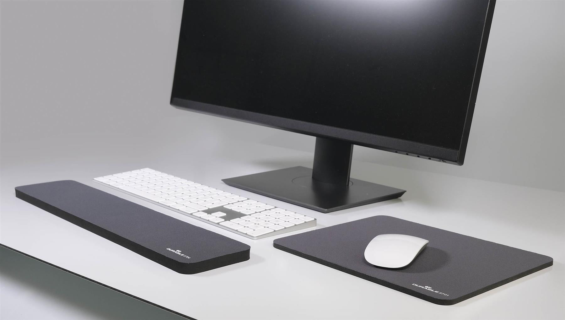 Durable Ergonomic Soft Keyboard Foam Wrist Rest Support | 45 x 10 cm | Grey