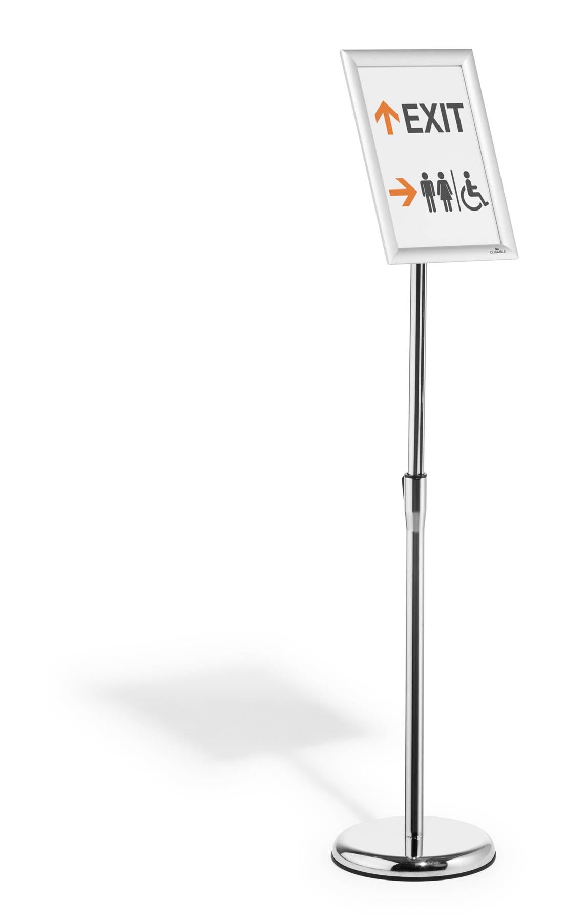 Durable Floor Stand with Aluminium Snap Frame Menu Poster Display | A4