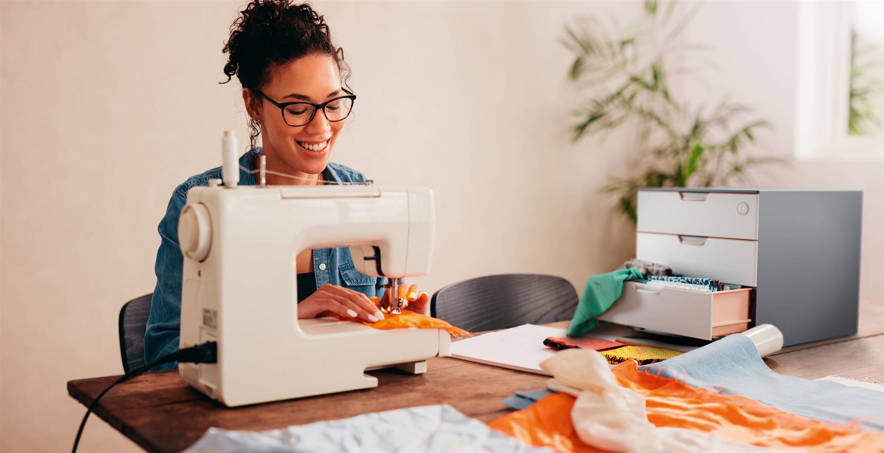 Durable COFFEE POINT Modular 4 Drawer Organiser Lockable Storage Box | Grey