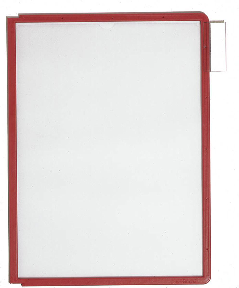 Durable SHERPA Replacement Display Panels | 5 Pack | A4 Red