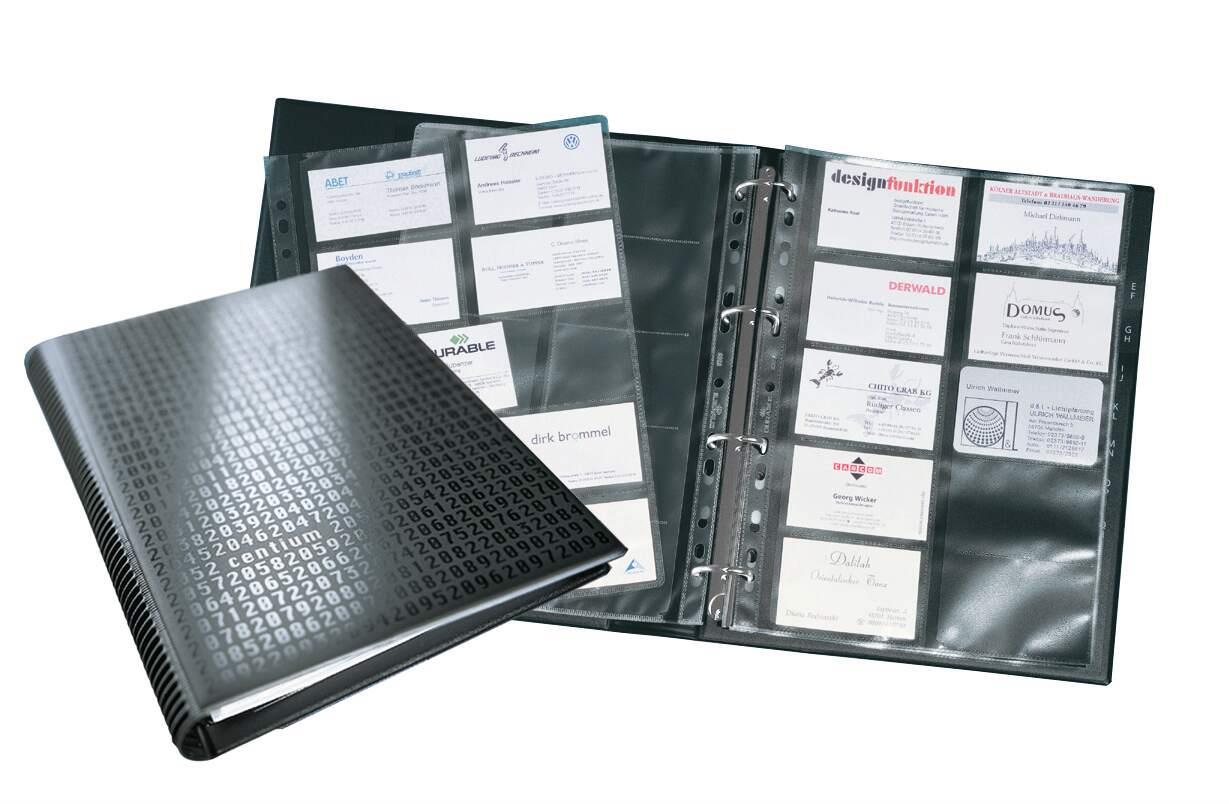 5 Color Index Card Book Business Cards Ring Binder Business Card Binder  Business Card Binder 180 Card Holder