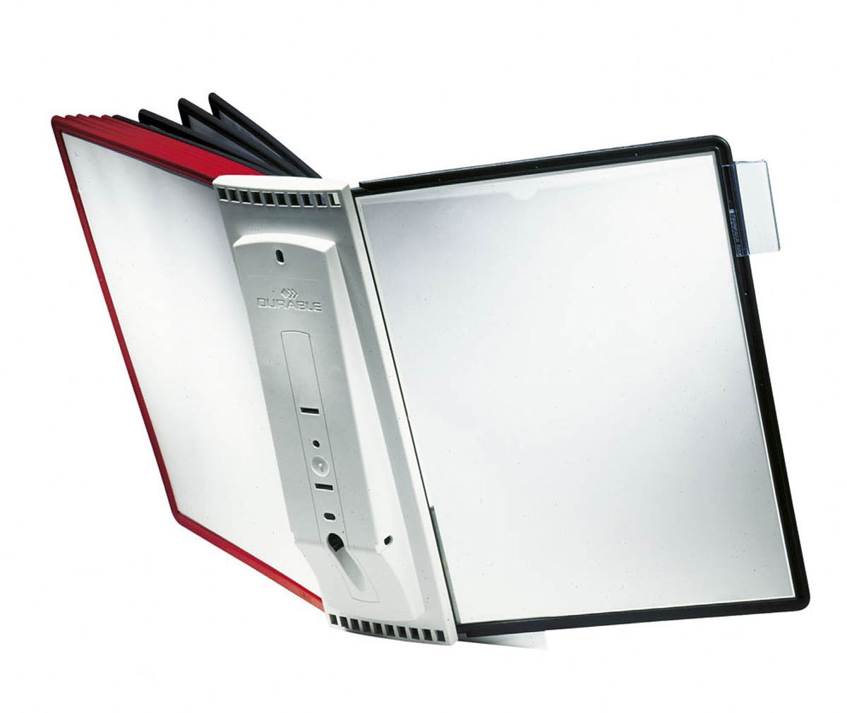 Durable SHERPA WALL 10 Display Panel Document Split Flap Index | A4 Colour Coded