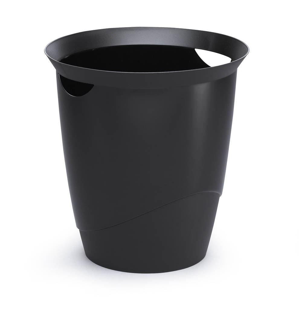 Durable TREND Plastic Waste Recycling Bin | 16 Litre | Black