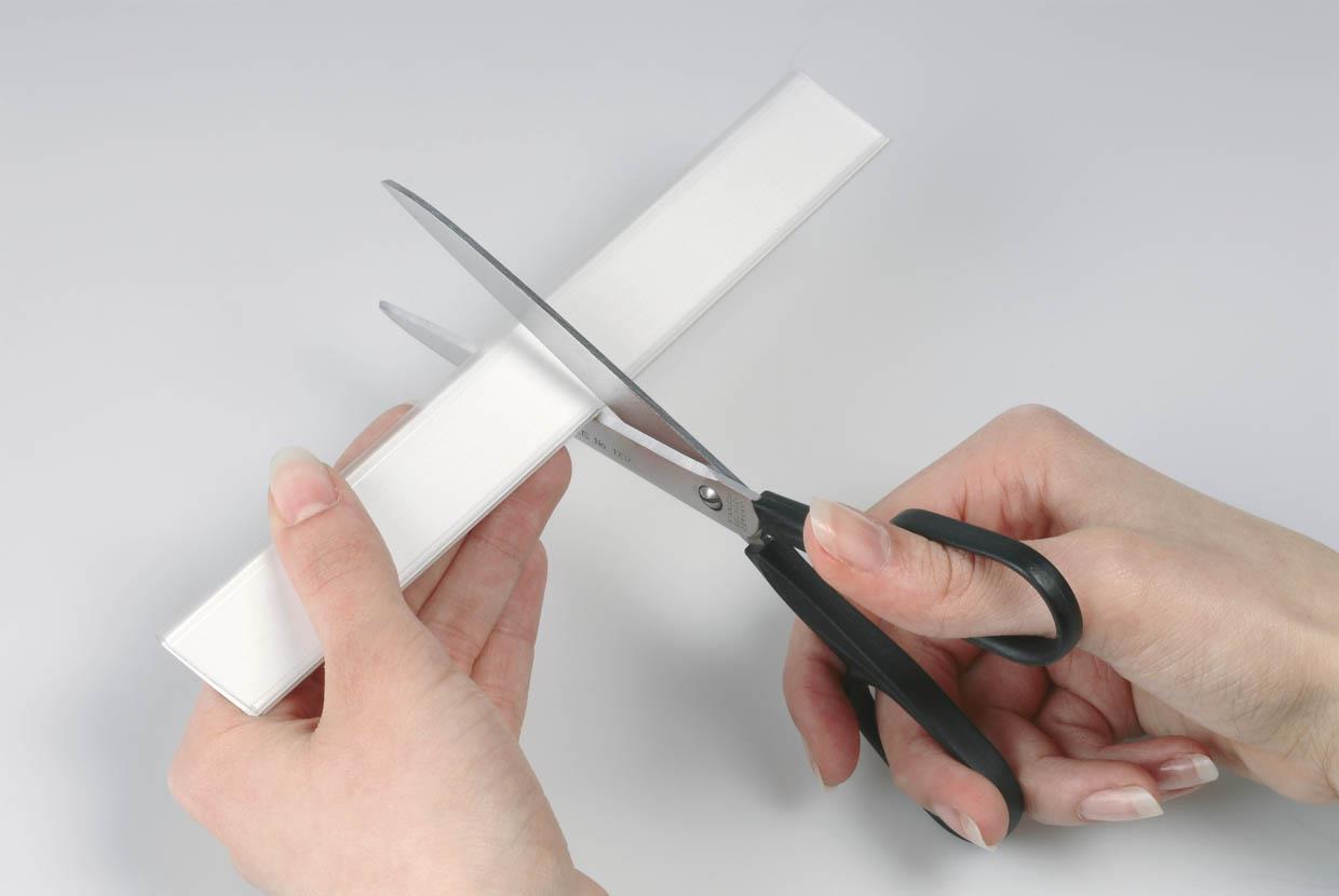 Durable SCANFIX Self-Adhesive EPOS Ticket Strip Holder | 5 Pack | 200 x 20mm